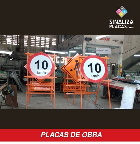 Placas Obras Sinaliza Placas